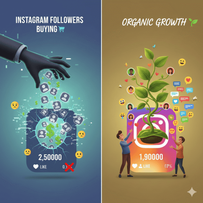 Instagram Followers Buying vs Organic Growth